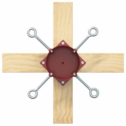 Kerstboomstandaard 50 X 50 X 16 Cm Massief Grenenhout