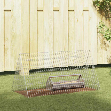 Kippenhok Zilver 430 X 100 X 85 Cm Gegalvaniseerd Staal