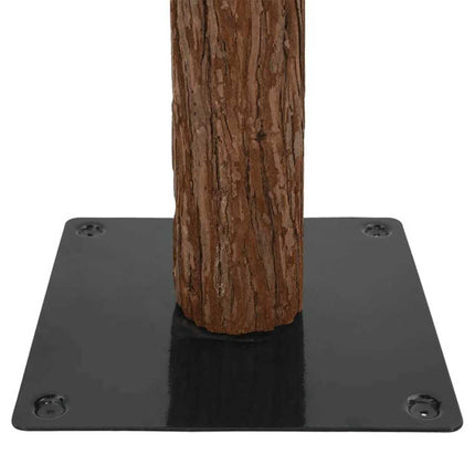 Slanke Kerstboom Groen Pvc En Massief Dennenhout