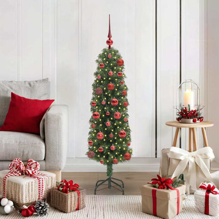 Kunstkerstboom Groen Pvc En Staal En Kunststof