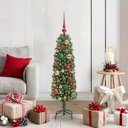 Kunstkerstboom Groen Pvc En Staal En Kunststof