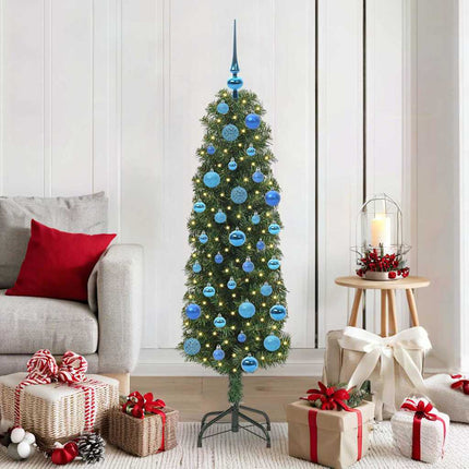 Kunstkerstboom Groen Pvc En Staal En Kunststof