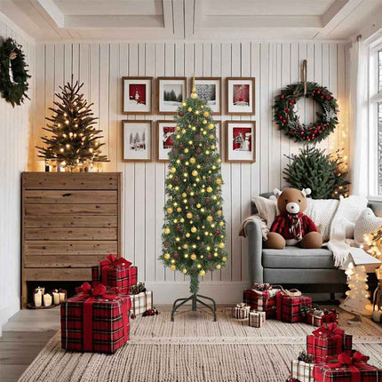 Kunstkerstboom Groen Pvc En Staal En Kunststof