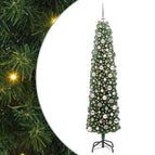 180 cm / Groen / met 300 LEDs en 120 roze ballen