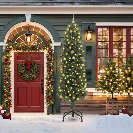 Kunstkerstboom Groen Pvc En Staal En Kunststof