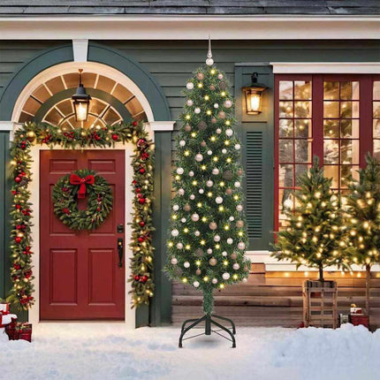 Kunstkerstboom Groen Pvc En Staal En Kunststof