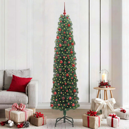Kunstkerstboom Groen Pvc En Staal En Kunststof