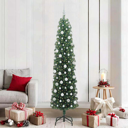 Kunstkerstboom Groen Pvc En Staal En Kunststof