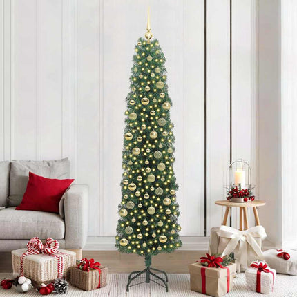 Kunstkerstboom Groen Pvc En Staal En Kunststof
