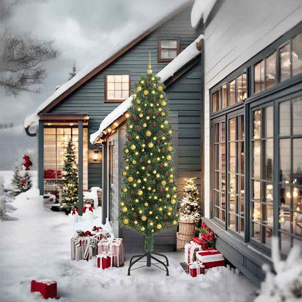 Kunstkerstboom Groen Pvc En Staal En Kunststof