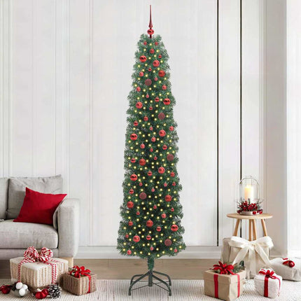 Kunstkerstboom Groen Pvc En Staal En Kunststof