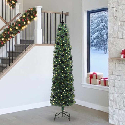 Kunstkerstboom Groen Pvc En Staal En Kunststof