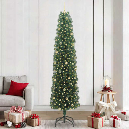Kunstkerstboom Groen Pvc En Staal En Kunststof
