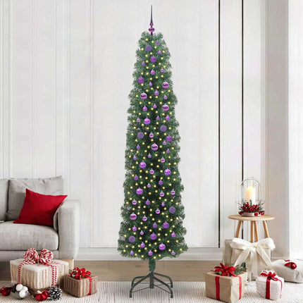 Kunstkerstboom Groen Pvc En Staal En Kunststof