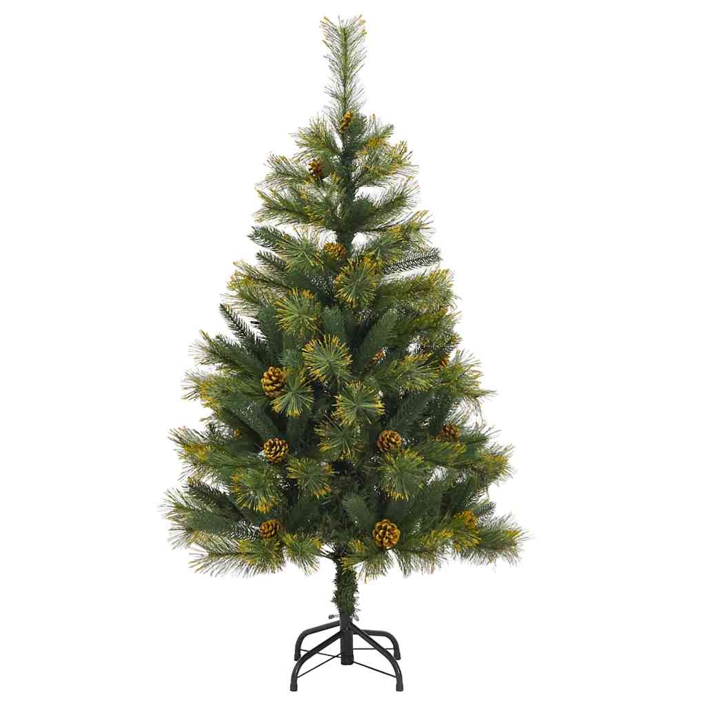 Kunstmatige Scharnier Kerstboom met Cones Groen 150 cm