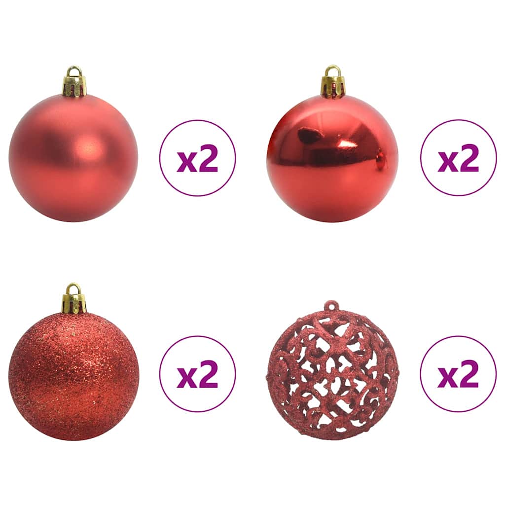 Kunstmatige Scharnier Kerstboom met Cones Groen 150 cm