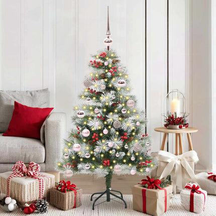 Kunstkerstboom Met Scharnieren Dennenappels En Bessen