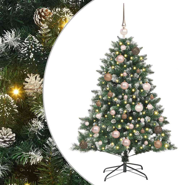 Kunstkerstboom Groen Pvc En Plastic En Staal