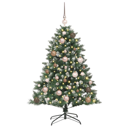 Kunstkerstboom Groen Pvc En Plastic En Staal