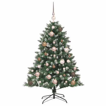 Kunstkerstboom Groen Pvc En Plastic En Staal
