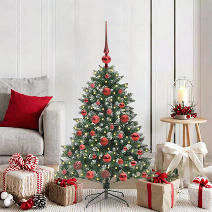 Kunstkerstboom Groen Pvc En Plastic En Staal