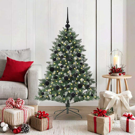 Kunstkerstboom Groen Pvc En Plastic En Staal