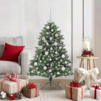 Kunstkerstboom Groen Pvc En Plastic En Staal