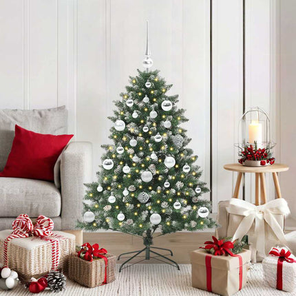 Kunstkerstboom Groen Pvc En Plastic En Staal