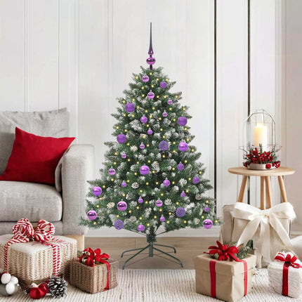 Kunstkerstboom Groen Pvc En Plastic En Staal