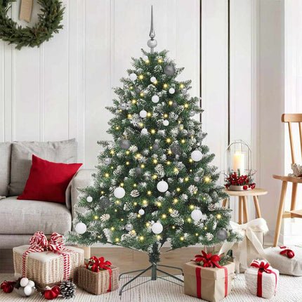 Kunstkerstboom Groen Pvc En Plastic En Staal