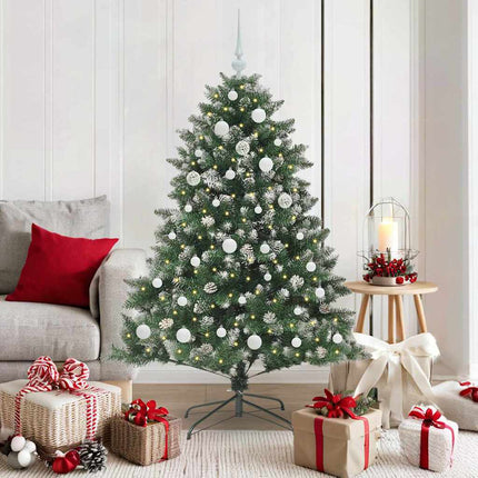 Kunstkerstboom Groen Pvc En Plastic En Staal