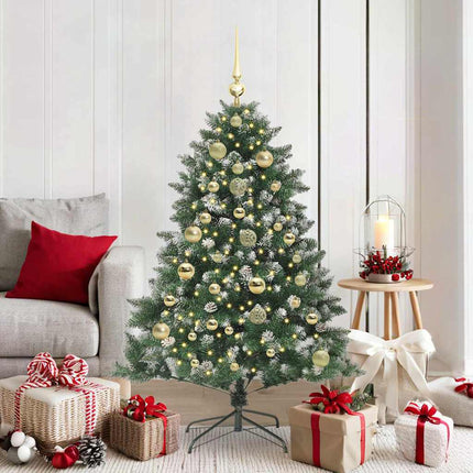 Kunstkerstboom Groen Pvc En Plastic En Staal