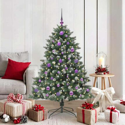Kunstkerstboom Groen Pvc En Plastic En Staal