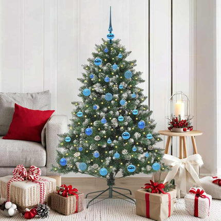 Kunstkerstboom Groen Pvc En Plastic En Staal