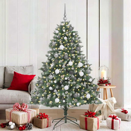 Kunstkerstboom Groen Pvc En Plastic En Staal