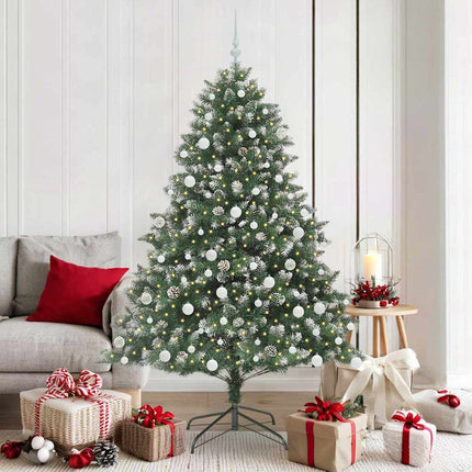Kunstkerstboom Groen Pvc En Plastic En Staal