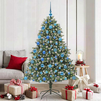 Kunstkerstboom Groen Pvc En Plastic En Staal