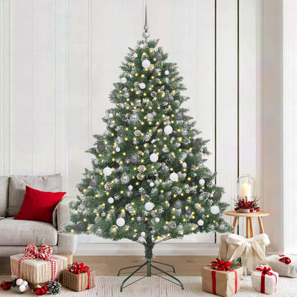 Kunstkerstboom Groen Pvc En Plastic En Staal