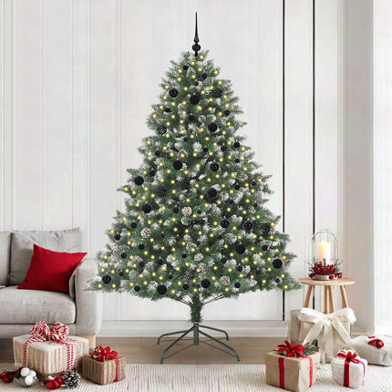 Kunstkerstboom Groen Pvc En Plastic En Staal