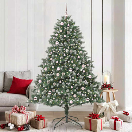 Kunstkerstboom Groen Pvc En Plastic En Staal