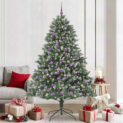 Kunstkerstboom Groen Pvc En Plastic En Staal