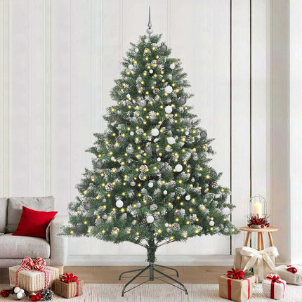 Kunstkerstboom Groen Pvc En Plastic En Staal
