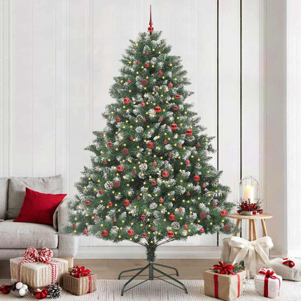 Kunstkerstboom Groen Pvc En Plastic En Staal