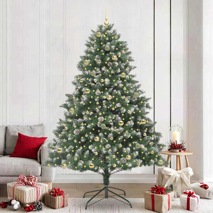Kunstkerstboom Groen Pvc En Plastic En Staal