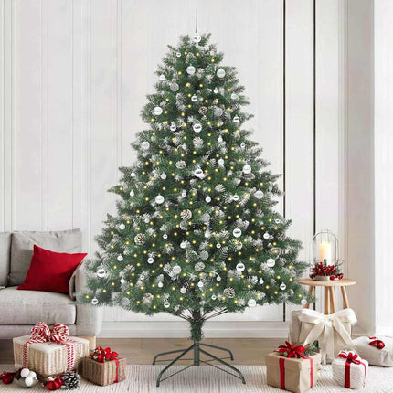 Kunstkerstboom Groen Pvc En Plastic En Staal