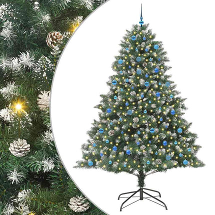 Kunstkerstboom Groen Pvc En Plastic En Staal