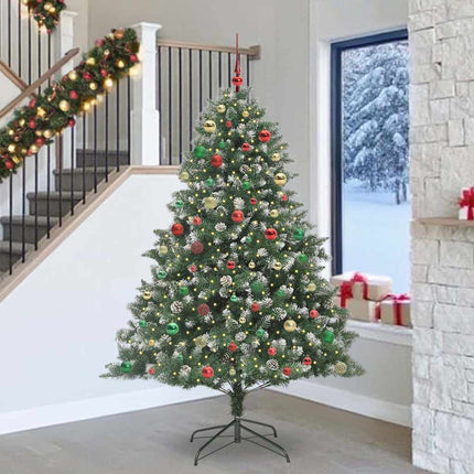 Kunstkerstboom Groen Pvc En Plastic En Staal