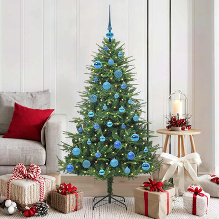Artificial Pre-Lit Kerstboom Met Ballenset 120 Cm