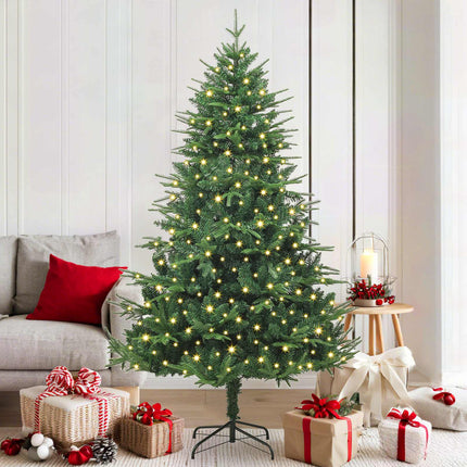 Artificial Pre-Lit Kerstboom Met Ballenset 120 Cm