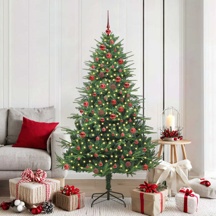 Artificial Pre-Lit Kerstboom Met Ballenset 120 Cm